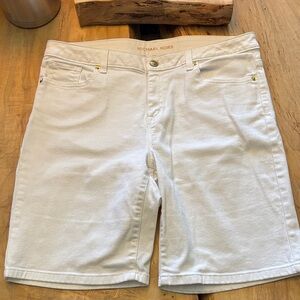 Michael Kors White Jean Shorts -8
